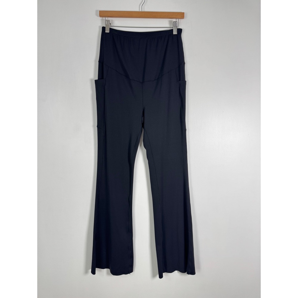 Athleisure SOOWOT Womens Medium Yoga Pants Black High Waist Flare Pockets